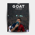 GOAT in Gold -Lionel Messi - Fixorashop.in