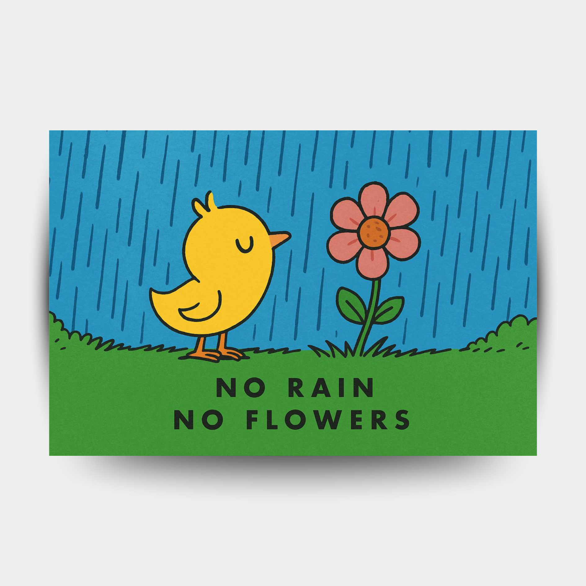 No Rain No Flowers - Fixorashop.in