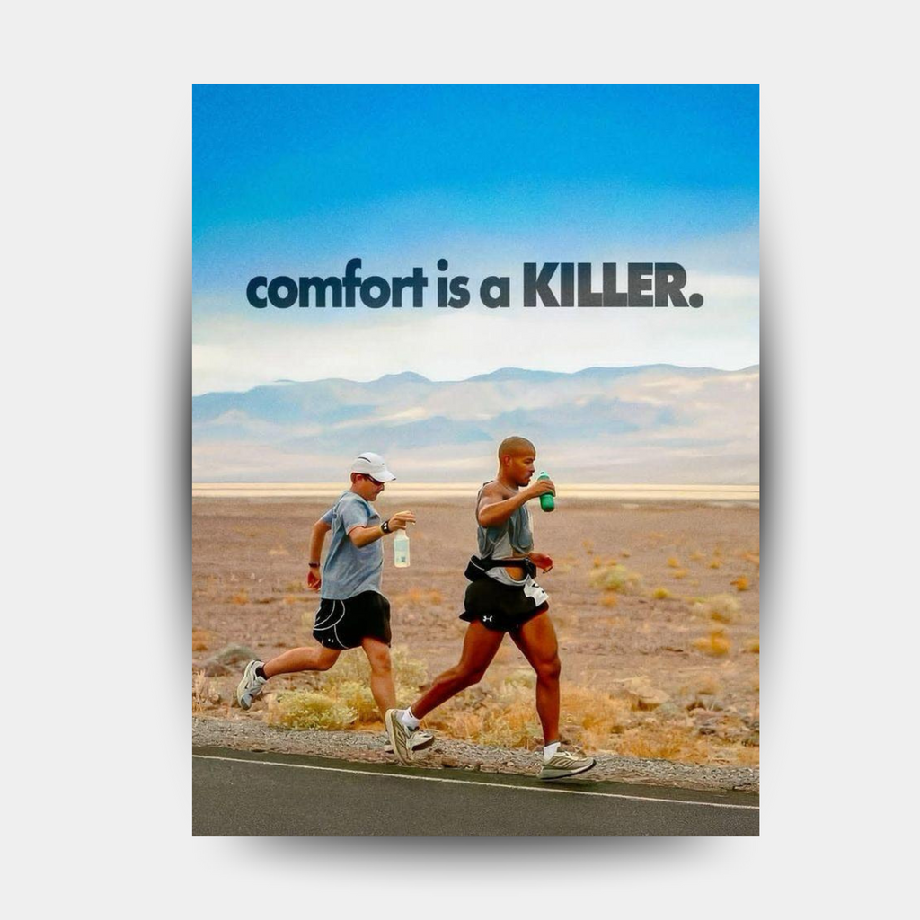 C*mfort is killer-David Goggins - Fixorashop.in