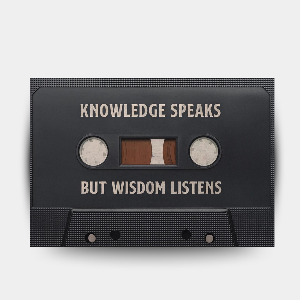 Knowledge Speaks but Wisdom LIstens - Fixorashop.in