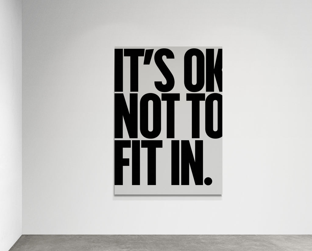 It's ok not to fit in