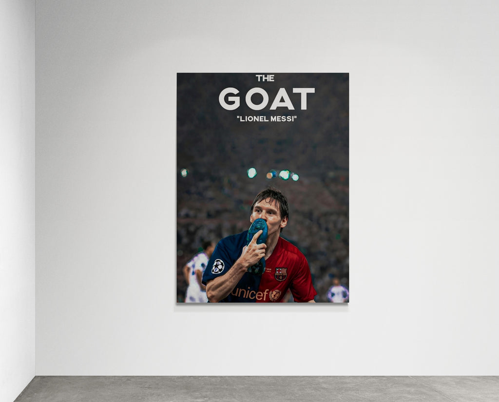 GOAT in Gold -Lionel Messi - Fixorashop.in