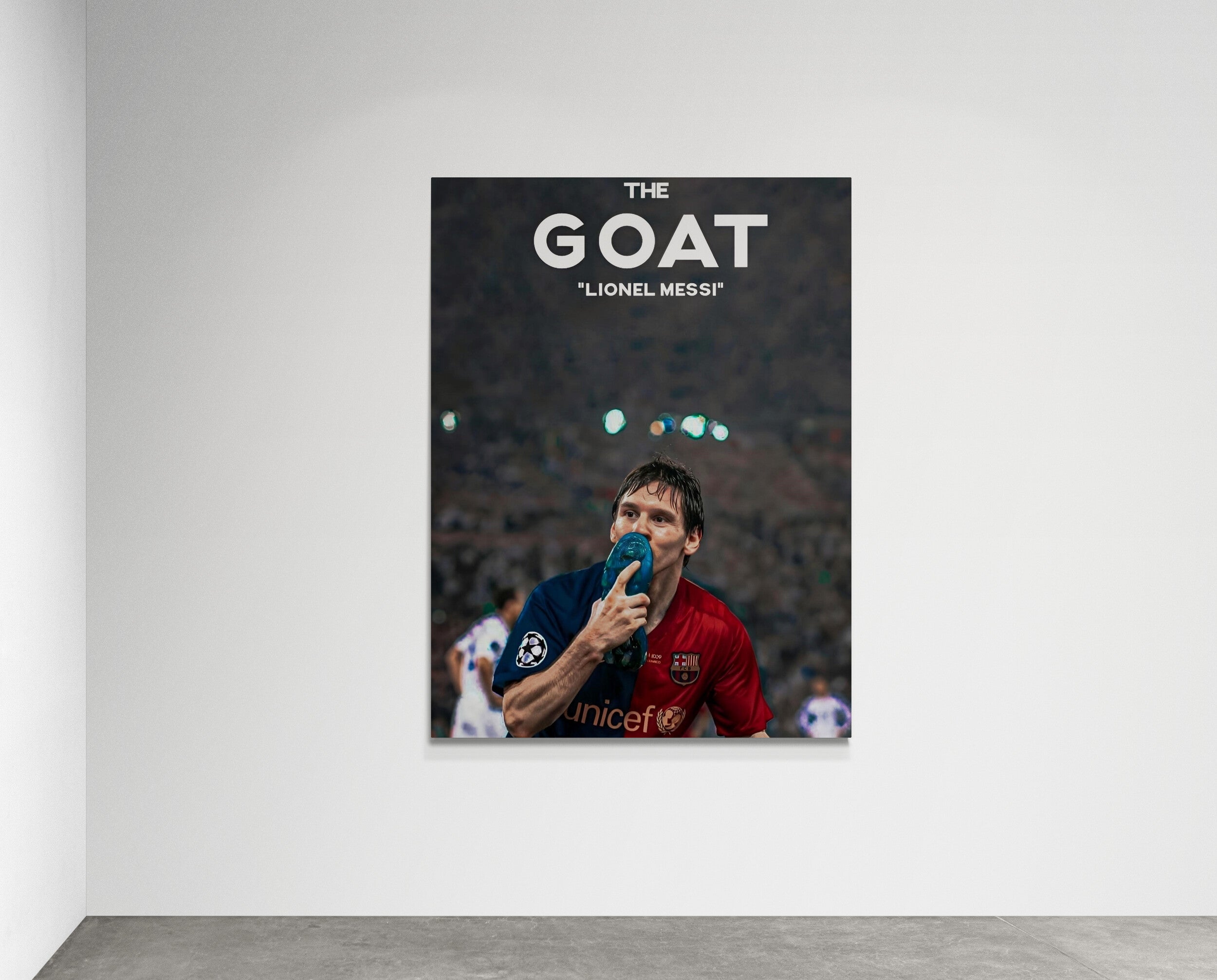 GOAT in Gold -Lionel Messi - Fixorashop.in