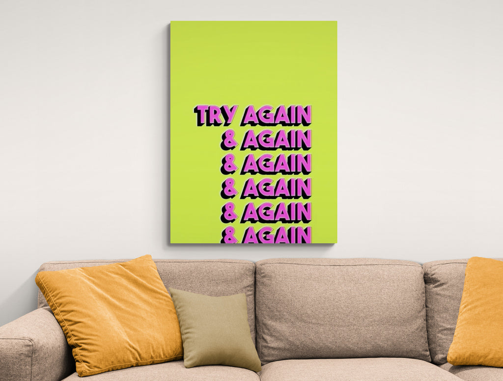 Try again and again and again - Fixorashop.in