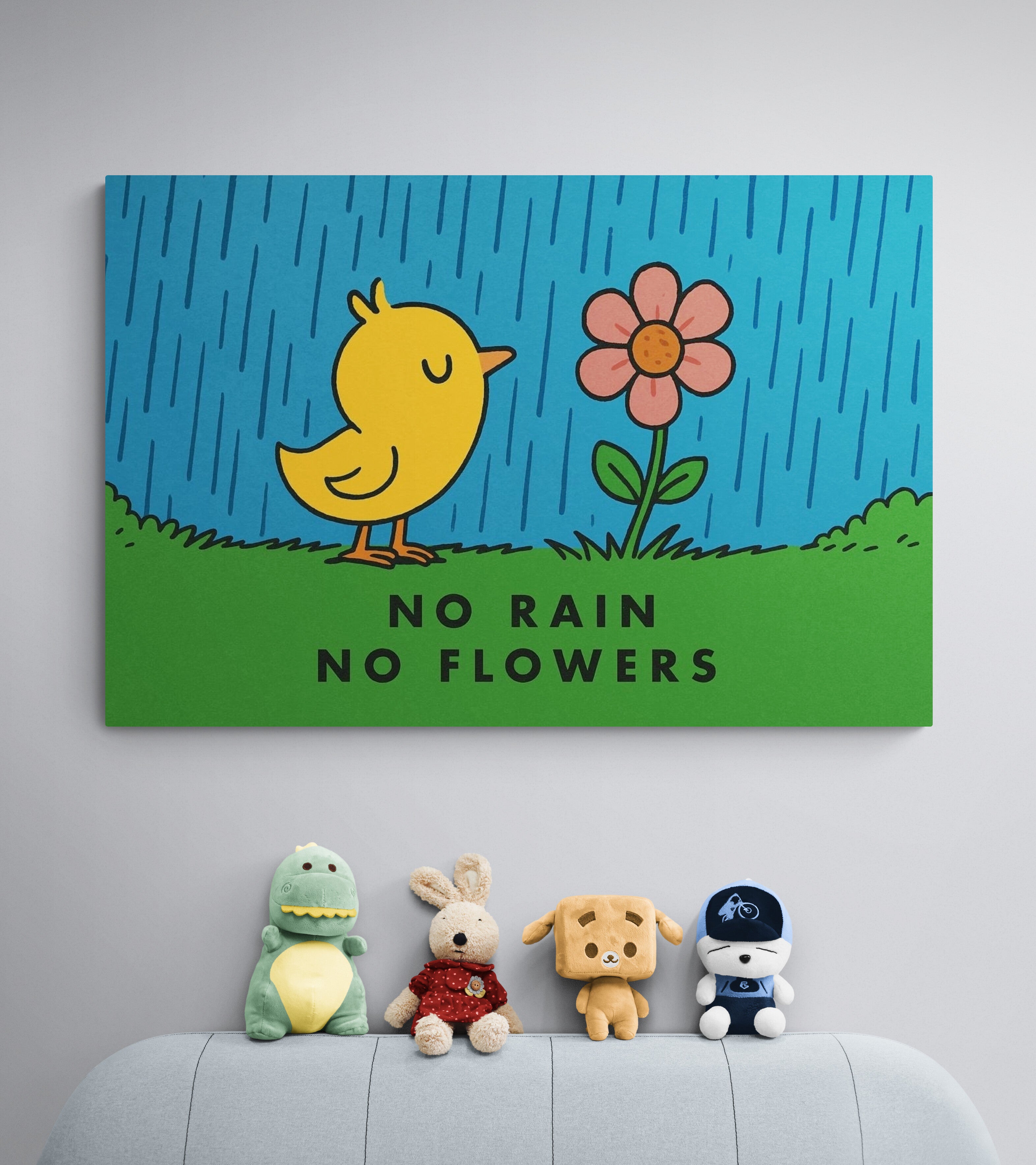 No Rain No Flowers - Fixorashop.in