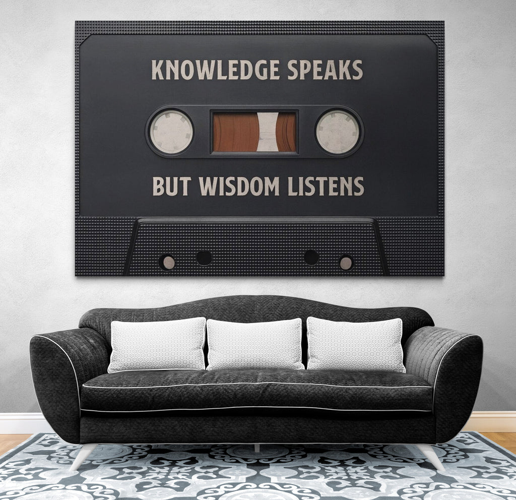 Knowledge Speaks but Wisdom LIstens - Fixorashop.in