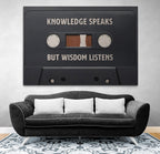 Knowledge Speaks but Wisdom LIstens - Fixorashop.in